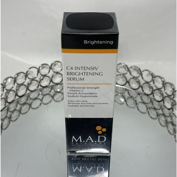 M.A.D. Skincare C4 INTENSIV BRIGHTENING SERUM 1oz NEW SEALED IN BOX Full Size - Picture 3 of 7